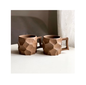 Wooden Handmade Natural Solid Wood Coffee <b>Mug</b> Modern Finish Eco Friendly Drinking <b>Mug</b> for Daily Use - Product Image 3