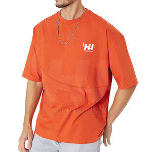 T-shirts surdimensionnés de haute qualité faits sur mesure, vêtements d'été, couleur personnalisée, manches courtes, 100% coton, t-shirt surdimensionné - Product Image 3