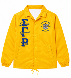 Chaquetas cortavientos personalizadas Sigma Gamma Rho para mujer con letras griegas de hermandades y fraternidades - Product Image 4