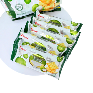 Craquelins de noix de coco frais en gros, directement de l'usine, 220g, croustillants et sucrés, collation croustillante, célèbres au Vietnam, support ODM - Product Image 4