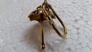 Llavero de Latón Premium con Paraguas Vintage, Mini Anillo Decorativo de Metal para Llaves de Coche, Bicicleta y Hogar - Product Image 2