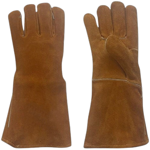 ถุงมือเชื่อมหนังวัวแท้แบบหนา ทนไฟ สำหรับงานอุตสาหกรรม ป้องกันมือ - Product Image 6