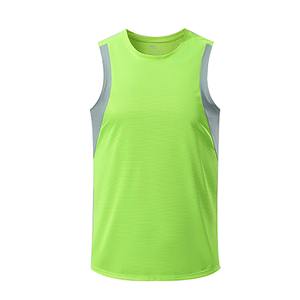 Camisetas sin mangas para hombre, cuello redondo, lisas y lavadas - Product Image 4