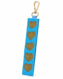 Sstringz Handmade Beaded Heart Keychain Premium Colorful Acrylic Bead <b>Key</b> <b>Ring</b> Cute <b>Bag</b> Charm Fashion Accessory Custom Gift for - Product Image 6