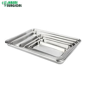 Plateau à instruments chirurgicaux stériles en acier inoxydable pour salle d'opération hospitalière et laboratoire médical à vendre - Product Image 1