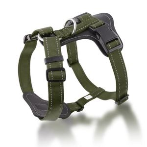 Custom Dog Harness <b>Set</b> Padded Adjustable Harness Dog Collar Leashes Dog Treat Pouch Small Medium <b>Large</b> Breed Pet Supplies - Product Image 1