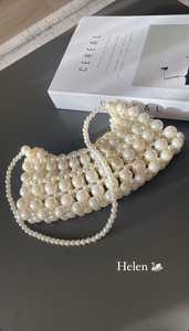 กระเป๋าถือทำมือจากอินเดีย ยี่ห้อ MS Handicraft รับรองคุณภาพ ประดับลูกปัดแก้วหลากสี ดีไซน์สั่งทำได้ พร้อมหูหิ้วแบบถือได้ เหมาะสำหรับใช้ในชีวิตประจำวัน - Product Image 2