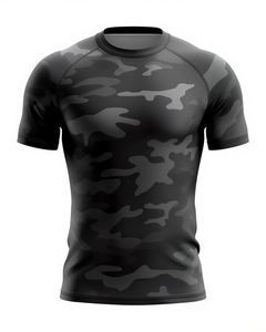 T-shirt de natation à séchage rapide pour hommes, imprimé abstrait, pour sports nautiques - Product Image 2