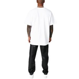 T-shirt homme à manches courtes, impression sérigraphique personnalisée, logo sur mesure, coupe ample, pour la vente en ligne - Product Image 6