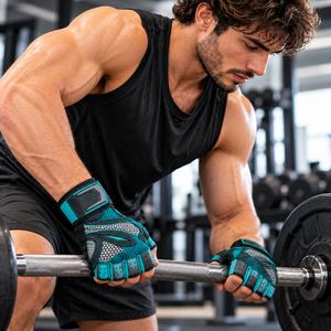 Gants de fitness d'extérieur coupe-vent personnalisés, respirants, demi-doigts, pour musculation, antidérapants, OEM - Product Image 5