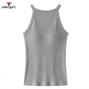 Best Manufacturer Cheap Price High Quality Plus Size Casual Customization Quick Dry Breathable Women Knitted Tank <b>Top</b> - Product Image 2