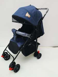 Passeggino Fuoristrada per Bambini con Grandi Ruote Gonfiabili in Metallo e Tessuto per Uso Esterno e Cittadino - Product Image 4