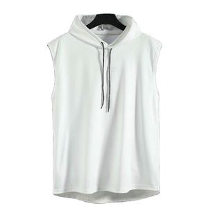 Men's Sleeveless <b>Hoodie</b> OEM 2026 Hot Selling Fitness Stretchy Training Sleeveless <b>Workout</b> Gym <b>Hoodie</b> for Men - Product Image 5