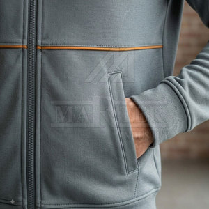 Veste de sport d'hiver unisexe haut de gamme, légère, respirante, col montant, vêtements de sport pour la course à pied, l'entraînement et les activités de plein air - Product Image 6