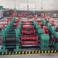 Petite ligne de production automatique continue de barres d'armature en acier de 10mm machine de laminoir à chaud de barre plate en acier machine de fabrication d'acier de barres d'armature