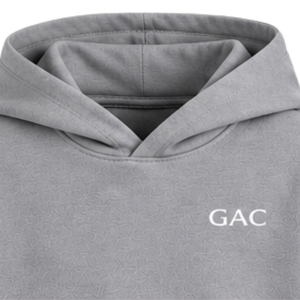 Sudadera con Capucha para Hombre, Color Gris, Diseño de Bloques de Color, Estilo Urbano Personalizado, Manga Larga, Puños Acanalados, Ropa Casual de Invierno - Product Image 3