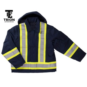 Construction <b>Softshell</b> Safety Wear <b>Jackets</b> Reflective Tapes Working <b>Jackets</b> Custom <b>Hi</b> <b>Vis</b> Work Security Winter Men's <b>Jackets</b> - Product Image 4