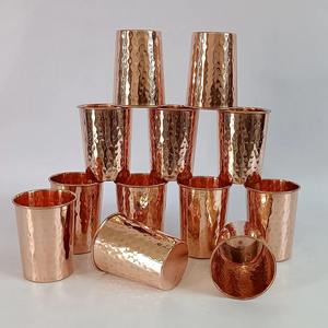 Bouteilles d'eau en cuivre et diamant faites à la main, design classique écologique, créations antiques, couvercles, vente en gros, articles de bar, restaurant, cuisine - Product Image 2