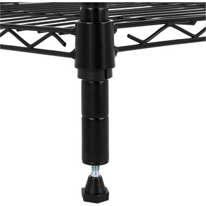 Scaffale in Acciaio a 4 Ripiani, Resistente, Regolabile, per Garage, Capacità 350 Libbre per Ripiano, Montaggio Facile Senza Attrezzi - Product Image 3