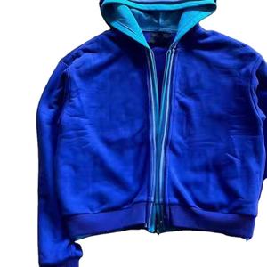 เสื้อฮู้ดดี้ผู้ชายพรีเมียมคุณภาพสูง ซิปสามชั้น ทรงโอเวอร์ไซส์ สำหรับฤดูหนาว ผ้าเนื้อนุ่ม สวมใส่สบาย สไตล์สตรีท สามารถสั่งทำได้ - Product Image 3