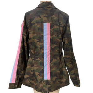 เสื้อแจ็คเก็ตลายพรางแบบซิปเต็มตัว เสื้อผ้าสำหรับกิจกรรมกลางแจ้ง น้ำหนักเบา สไตล์ลำลอง เสื้อผ้าแฟชั่น สำหรับใส่ในชีวิตประจำวัน - Product Image 3