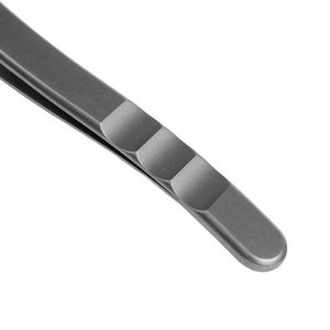 Pinzas para pestañas Black Silver Grip con punta de fibra, embalaje en caja rosa, etiqueta privada, para volumen, en venta. - Product Image 2