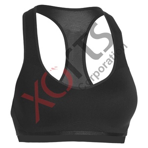 Soutien-gorge de sport sexy rembourré pour le yoga, motif léopard, 100 % nylon, haute qualité, respirant, séchage rapide, pour l'entraînement, la gym et la course à pied - Product Image 1