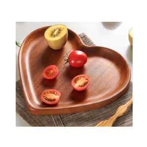 Elegante Bandeja de Madera Hecha a Mano, Plato para Servir, Decoración Rústica Natural para Mesa de Cocina o Comedor, Centro de Mesa para Exhibición de Alimentos y Entretenimiento - Product Image 3