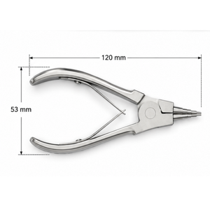 MANAN INSTRUMENTS Pince à ouvrir les anneaux en acier inoxydable de 5 pouces, outil de précision pour la fabrication de bijoux et la pliage de fils pour le bricolage - Product Image 3