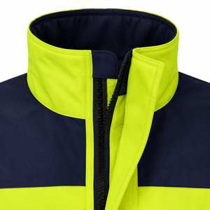 Chaqueta de Seguridad Reflectante de Alta Visibilidad, Resistente al Agua, en Amarillo, Verde y Azul Marino, Unisex, para Trabajo en Carretera, Personalizable al por Mayor, con Exterior de 300D - Product Image 5