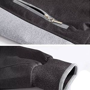 Men's Breathable Sporty Tracksuit Set Full Zipper Stand Collar <b>Jacket</b> With Side Pockets And Matching Joggers Autumn Casual Wear - Product Image 6