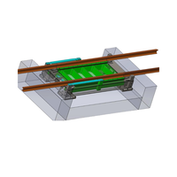 Système de pesage pour trains à grande capacité avec une capacité de 10 000 T/H, une vitesse de pesage de 1 à 10 km/h et une protection contre les surcharges de 150 % ISO 9001:2015
