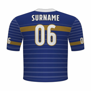 Maillot de lacrosse personnalisé OEM à faible MOQ, uniforme de sport en maille à épaules tombantes, entièrement sublimé, pour équipe, fabricant de vêtements - Product Image 5