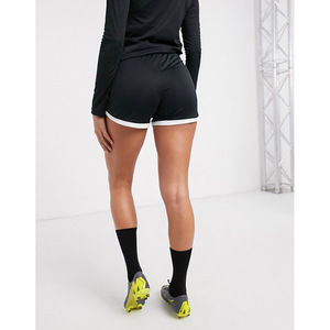 Men's Black Solid Color Short Shorts <b>Elastic</b> Waist Quick Dry Knitted Sporty Style - Product Image 4
