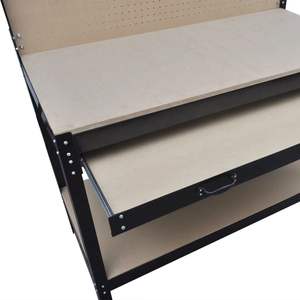 Établi avec panneau perforé et tiroir pour le stockage des outils - Product Image 5