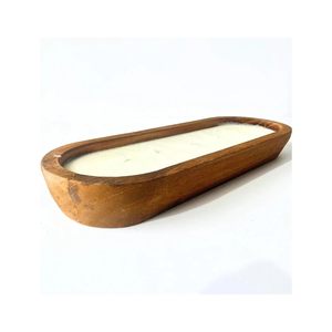 Wholesale Supplier Decorative Wooden Dough <b>Bowls</b> Long Dough <b>Bowls</b> for Candle Decor Farmhouse Decor <b>Large</b> Dough <b>Bowls</b>. - Product Image 3