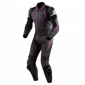 Combinaison Homme en Cuir de Vachette Véritable Imprimée Coupe-Vent pour Course Automobile et Moto, Style Oversize, Une ou Deux Pièces - Product Image 5