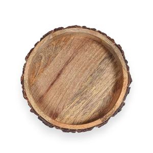 Tazón de Ensalada de Madera Hecho a Mano con Acabado Natural, Diseño Wabi Sabi, Sin Recubrimiento, Ecológico, para Servir Alimentos, por Curio Craft - Product Image 4