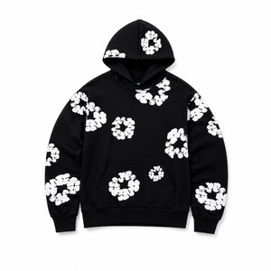 Sweat-shirts à strass pour hommes, prix de gros OEM, 100% coton, doublure en polaire, respirant, séchage rapide, confortable, vêtements décontractés, haute qualité - Product Image 1
