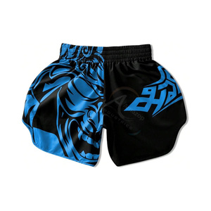 Shorts MMA BJJ pour entraînement professionnel, design personnalisé, légers, respirants, en polyester, short de combat - Product Image 2