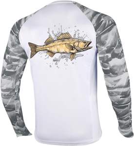 Camisa de Pesca y Caza al por Mayor para Hombre, Ligera, Transpirable, de Poliéster, con Protección UV, Personalizable con Logotipo Privado - Product Image 4