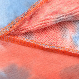 Vente en gros usine – Sweat à capuche polaire tie-dye personnalisé pour homme, le plus vendu – Sport d'hiver, séchage rapide et respirant, mélange polyester/coton - Product Image 5