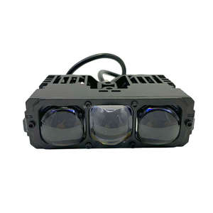 Foco <span class=keywords><strong>LED</strong></span> E06Z <span class=keywords><strong>de</strong></span> 3 <span class=keywords><strong>LED</strong></span>, 100W, Súper Brillante, Luz Blanca <span class=keywords><strong>de</strong></span> 6000K, Luz Alta y Baja, Universal, 12V, Luz <span class=keywords><strong>de</strong></span> Conducción - Product Image 1