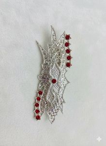 Peigne à cheveux MOLL JEWELLERS vintage plaqué or, fait main, écologique, étanche, élégant, mini animaux, fleurs scintillantes, en alliage - Product Image 5