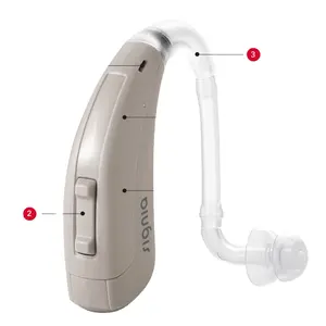 Signia Fun P 6 channel Primax Beige Color Up to 90 dB Coverage Hearing Aids Behind The Ear at Cheapest Price