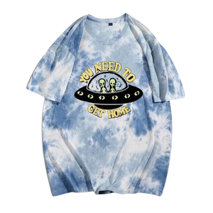 T-shirt Pantone Dye surdimensionné du Vietnam 100% coton dégradé Streetwear Shirt - Product Image 1