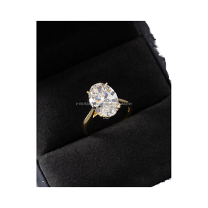 Diamant de laboratoire Marquise de haute qualité, or jaune/rose/blanc 14/18 carats, certifié IGI, design fantaisie pour la vie quotidienne, mariage, fête - Product Image 1