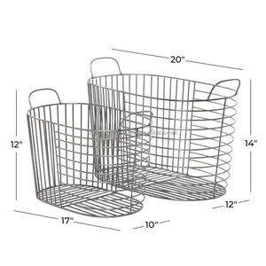 Égouttoir et passoire en fer rustique avec crochets et supports pour la maison, le jardin, utilisation vintage dans une ferme, vente en Inde, Zahid Exports - Product Image 2