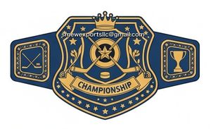 Cinturón de Campeonato de Hockey Personalizado para Liga de Hockey de Fantasía - Product Image 3