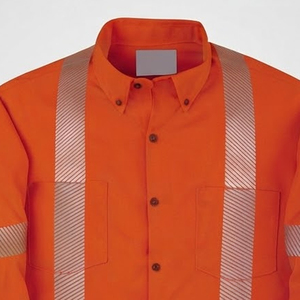 Direct Factory Supplier Hi Vis Button Down Reflective Work <b>Shirt</b> Workwear Clothing Working <b>Shirts</b> For Outdoor Construction - Product Image 3